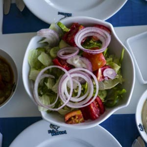 Eating Salad