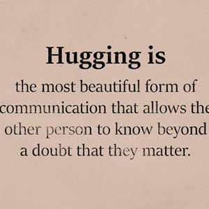 Hugging